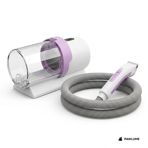 Pawlume grooming vacuum kit - full system hero shot