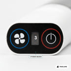Pawlume grooming vacuum control panel with 3 power modes