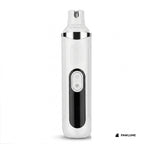 Pawlume Pet Nail Grinder standing upright on a white background
